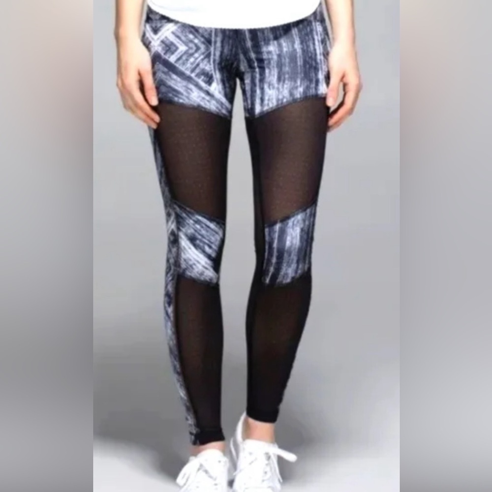 Lululemon Hot To Street Pants Full Mesh Legging